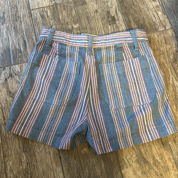 Madewell Emmett Shorts in Rainbow Stripe 25 - Picture 4 of 4